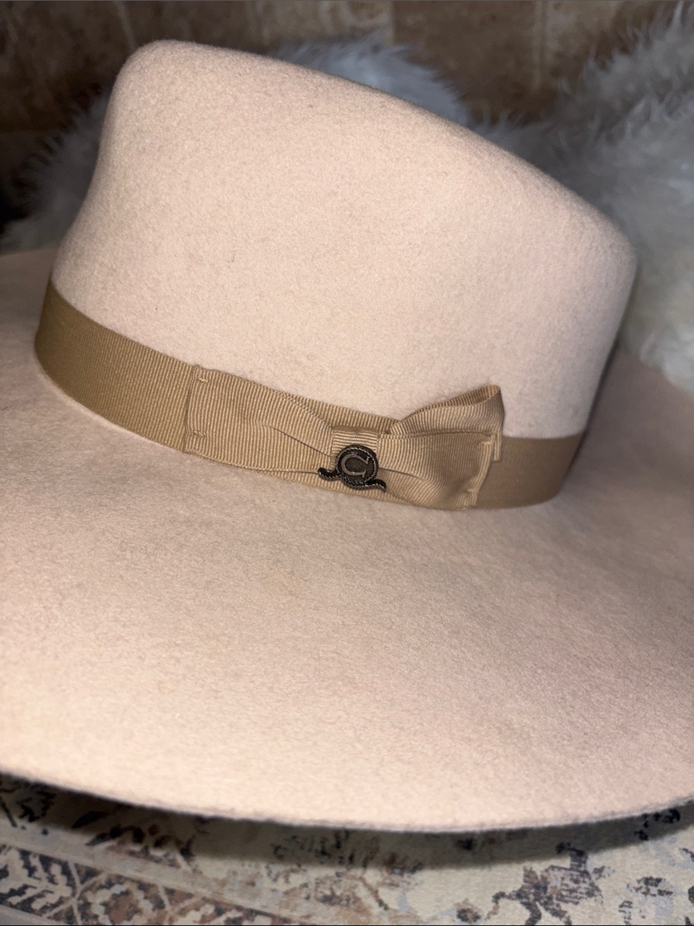 Charlie 1 Horse Western Fashion Highway Hat Desert Cream Women’s Size Medium - Picture 5 of 9